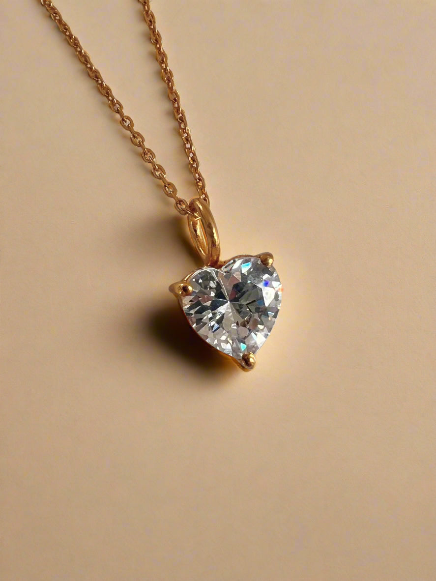 April Birthstone Chain Necklace-4